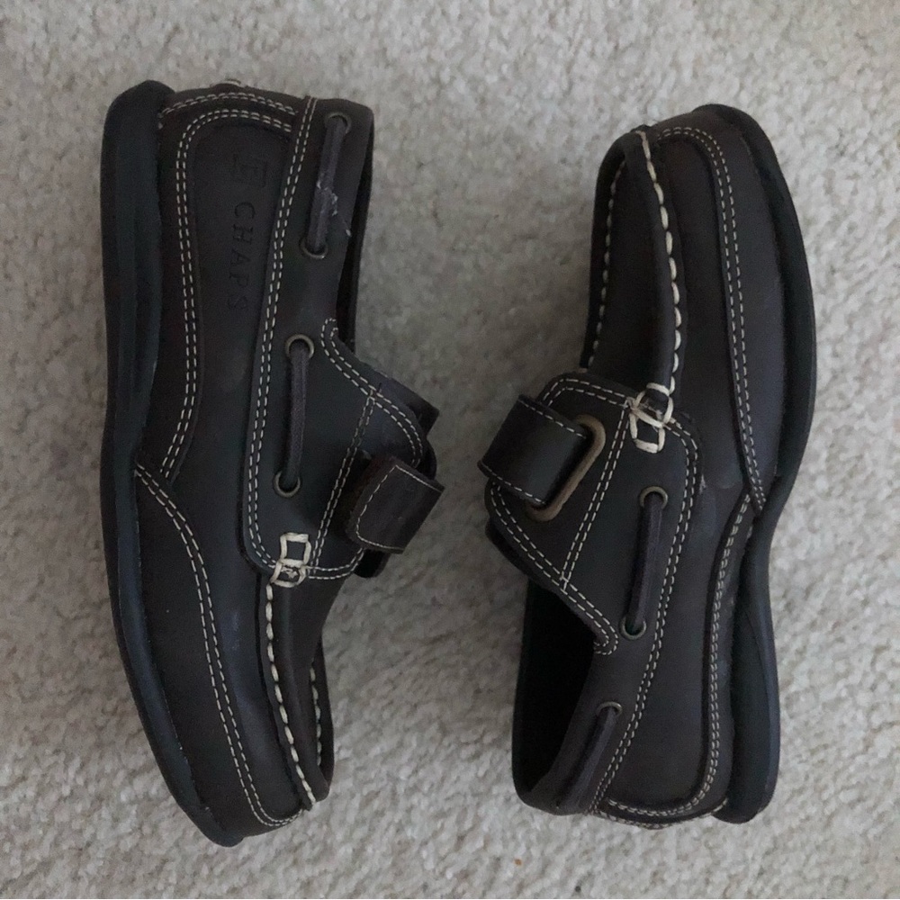 Little Boys Brown Leather Decksider